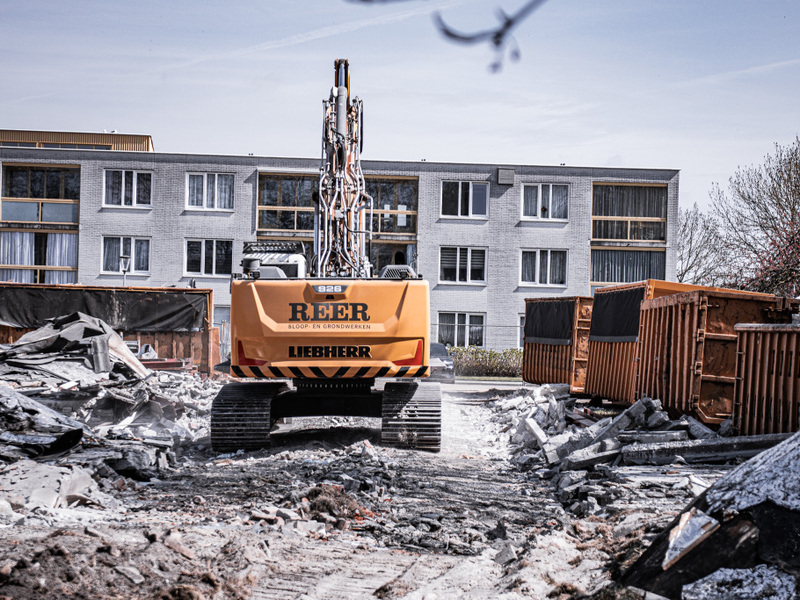 Sloopwerkzaamheden school Hoogezand